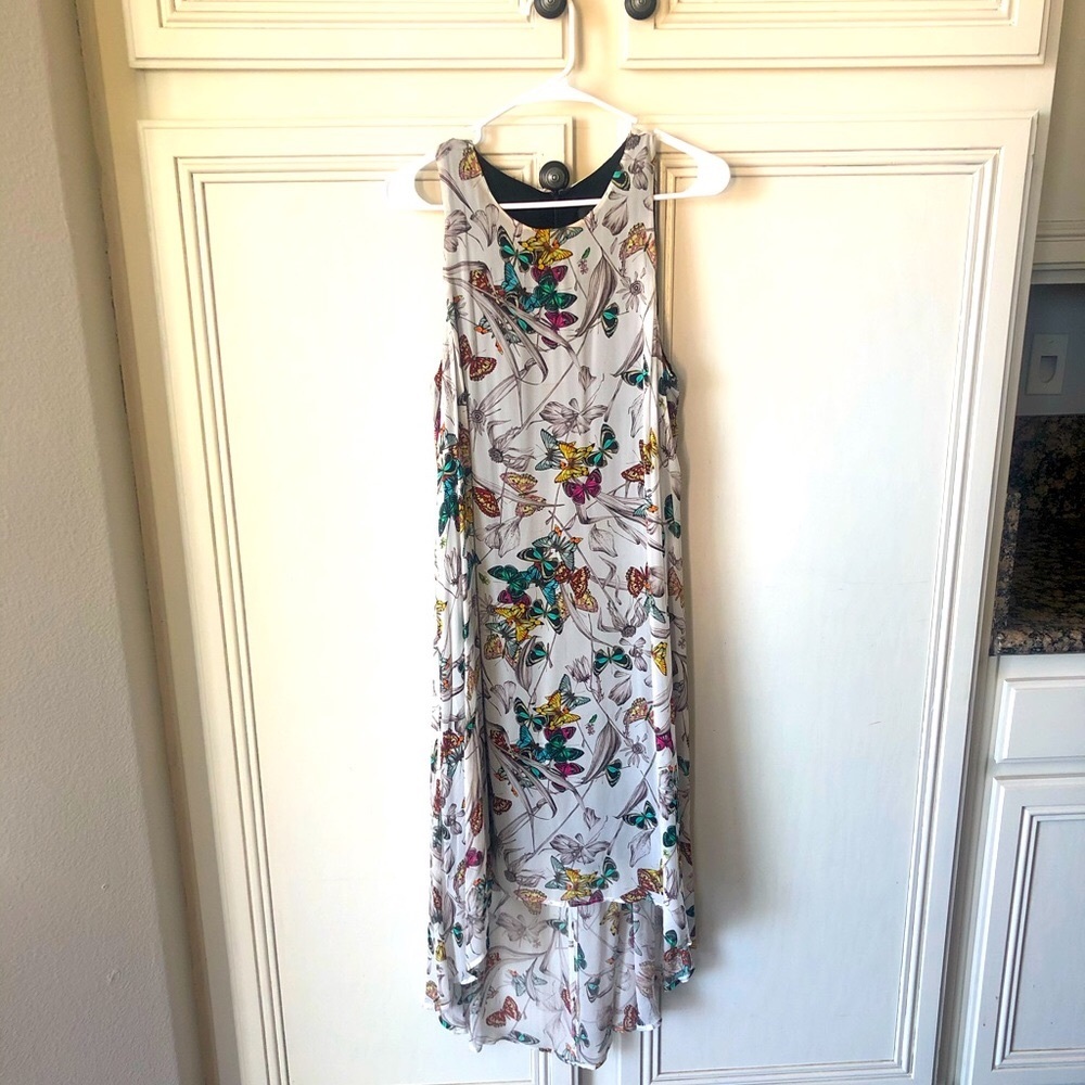 🦋Butterfly Print Dress: Karen Kane